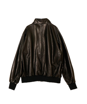 Leather Harrington Jacket