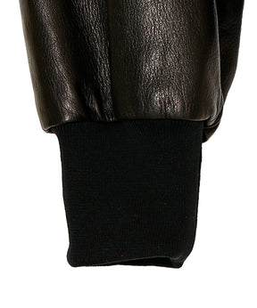 Leather Harrington Jacket