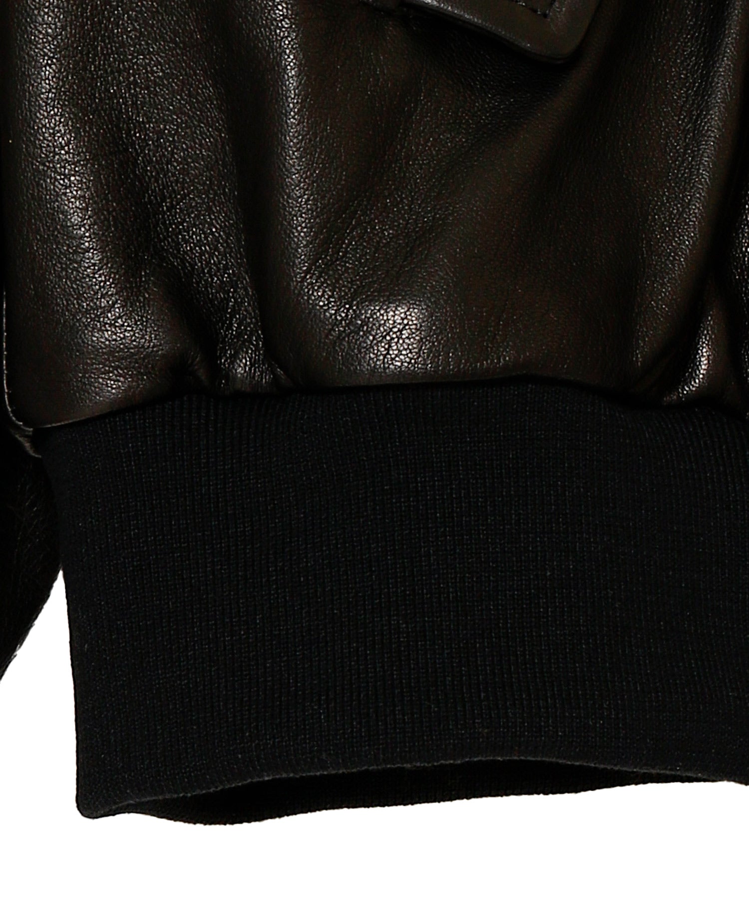 Leather Harrington Jacket