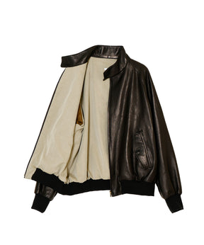 Leather Harrington Jacket