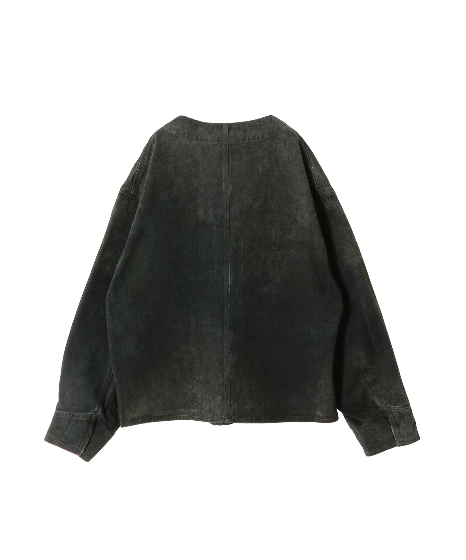 Vintage Black Denim Engineer Jacket