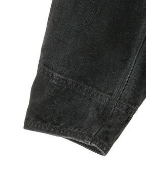 Vintage Black Denim Engineer Jacket