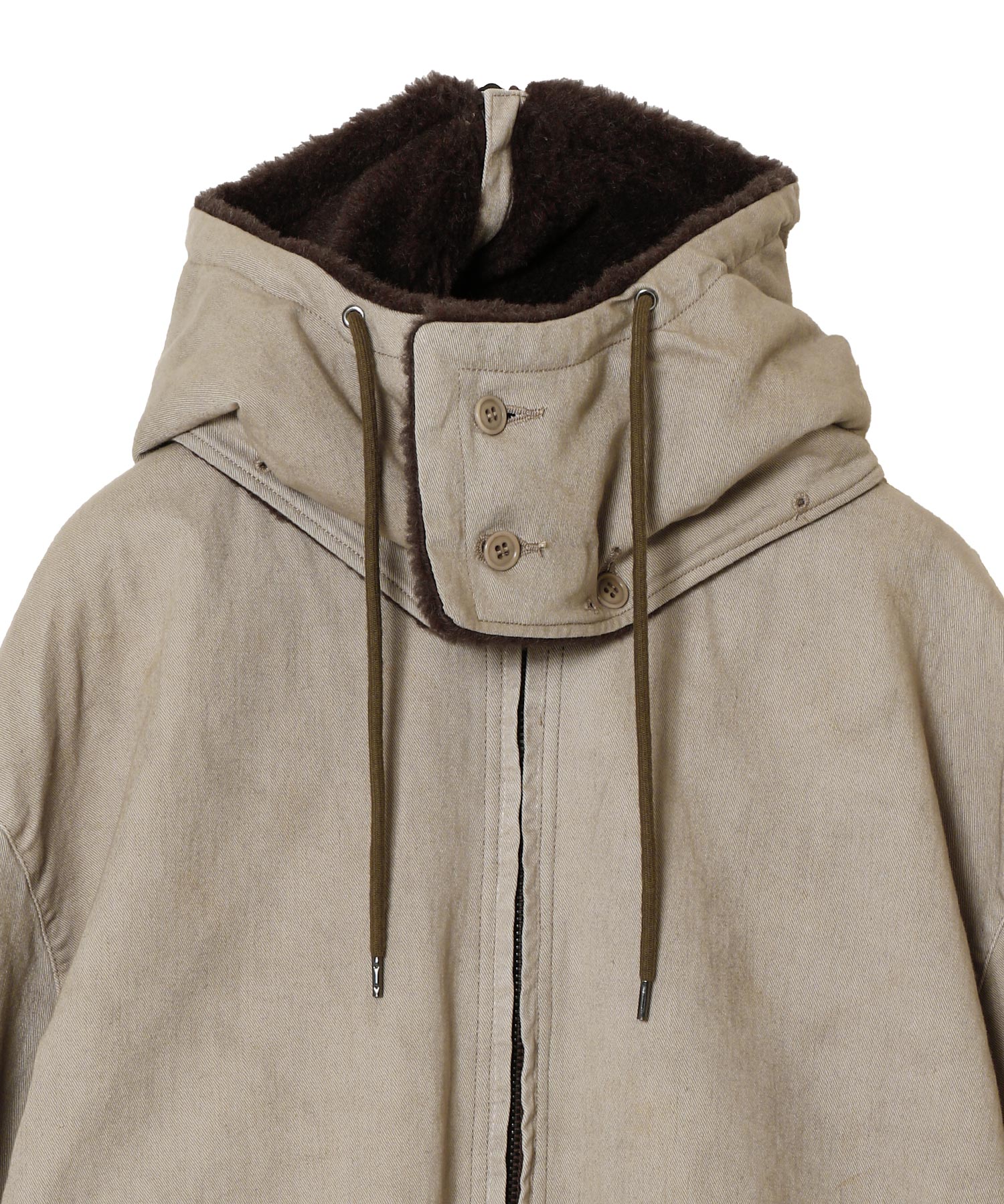 Vintage WW2 US Navy Deck Hooded Jacket