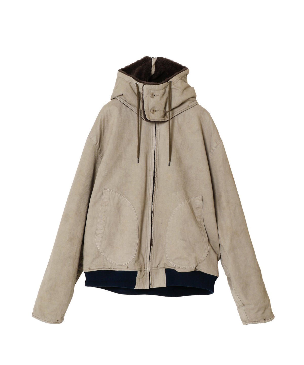 Vintage WW2 US Navy Deck Hooded Jacket