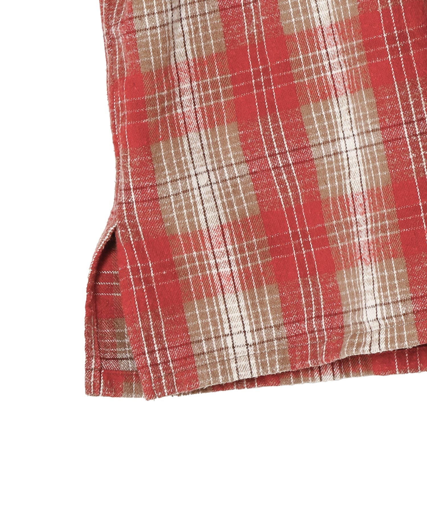 Vintage Cotton Silk Nep Twill Check Shirt