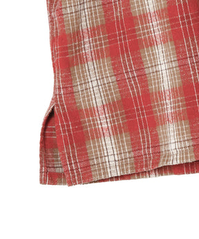 Vintage Cotton Silk Nep Twill Check Shirt