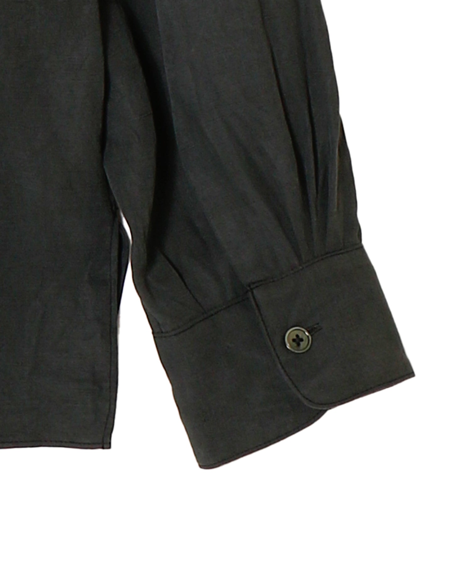 Vintage Silk Linen Open Collar Shirt
