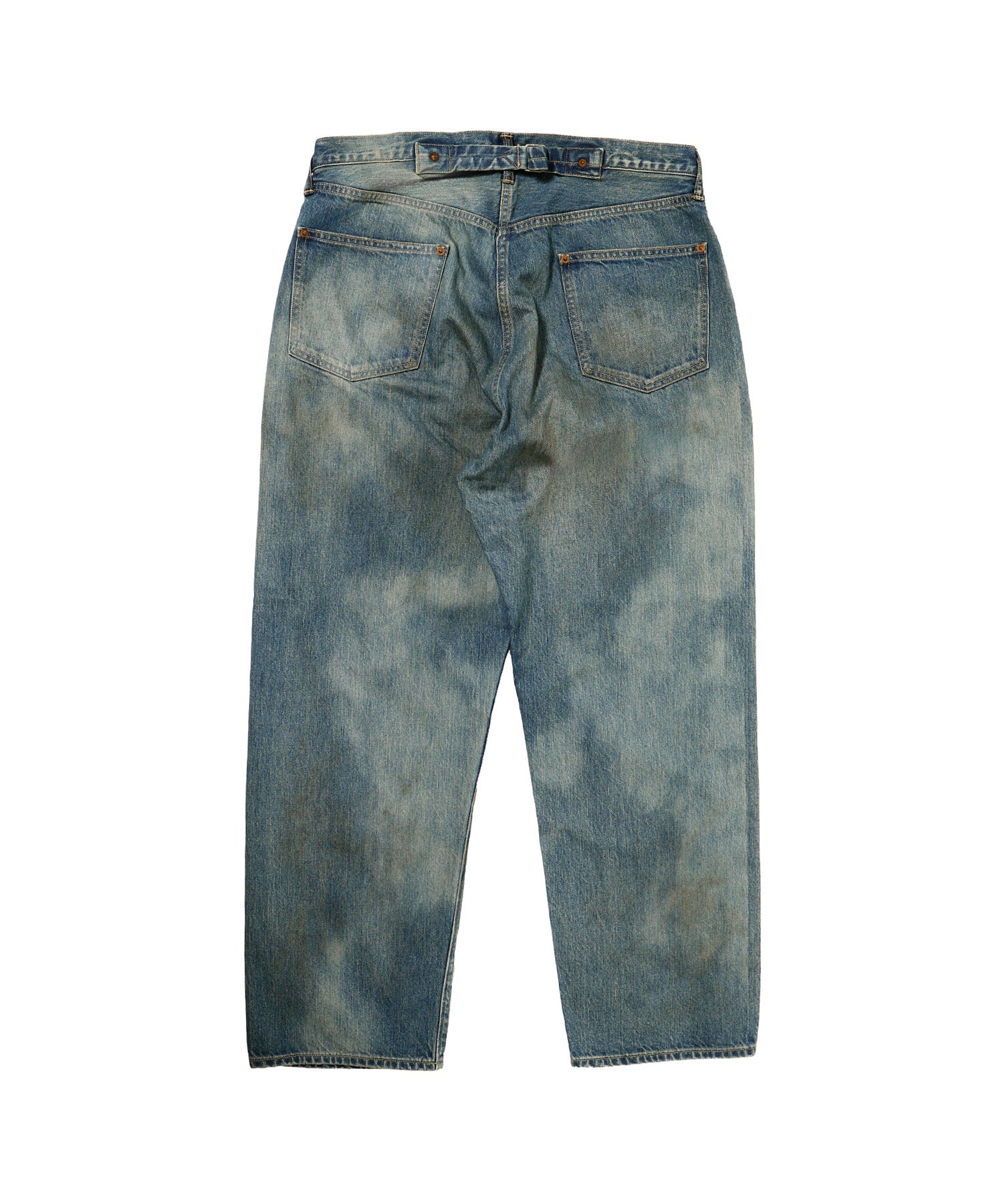 No.37 Washed Wide Denim Pants