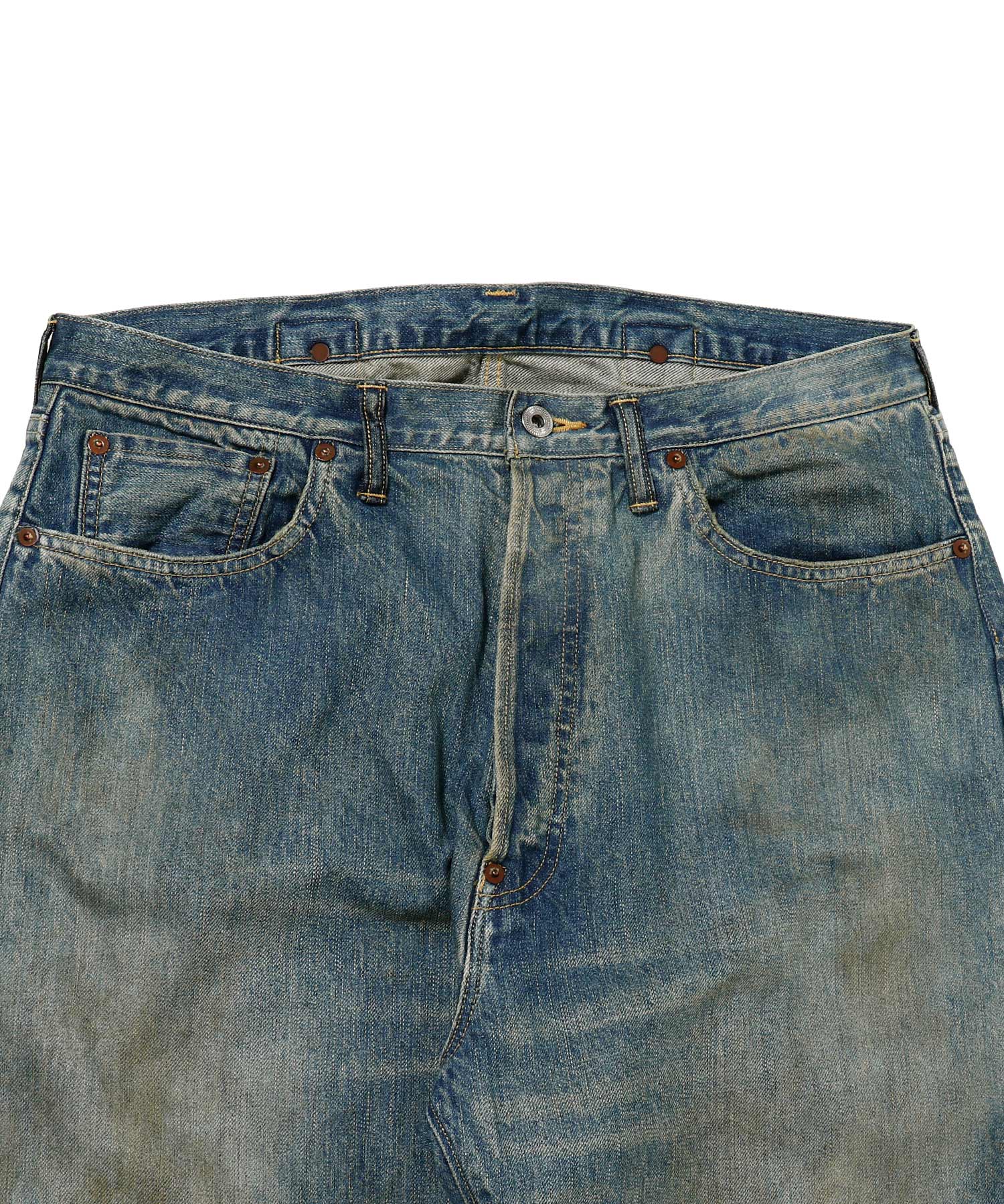 No.37 Washed Wide Denim Pants