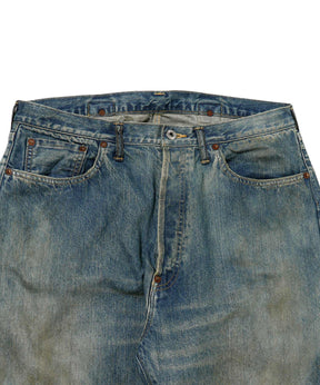 No.37 Washed Wide Denim Pants