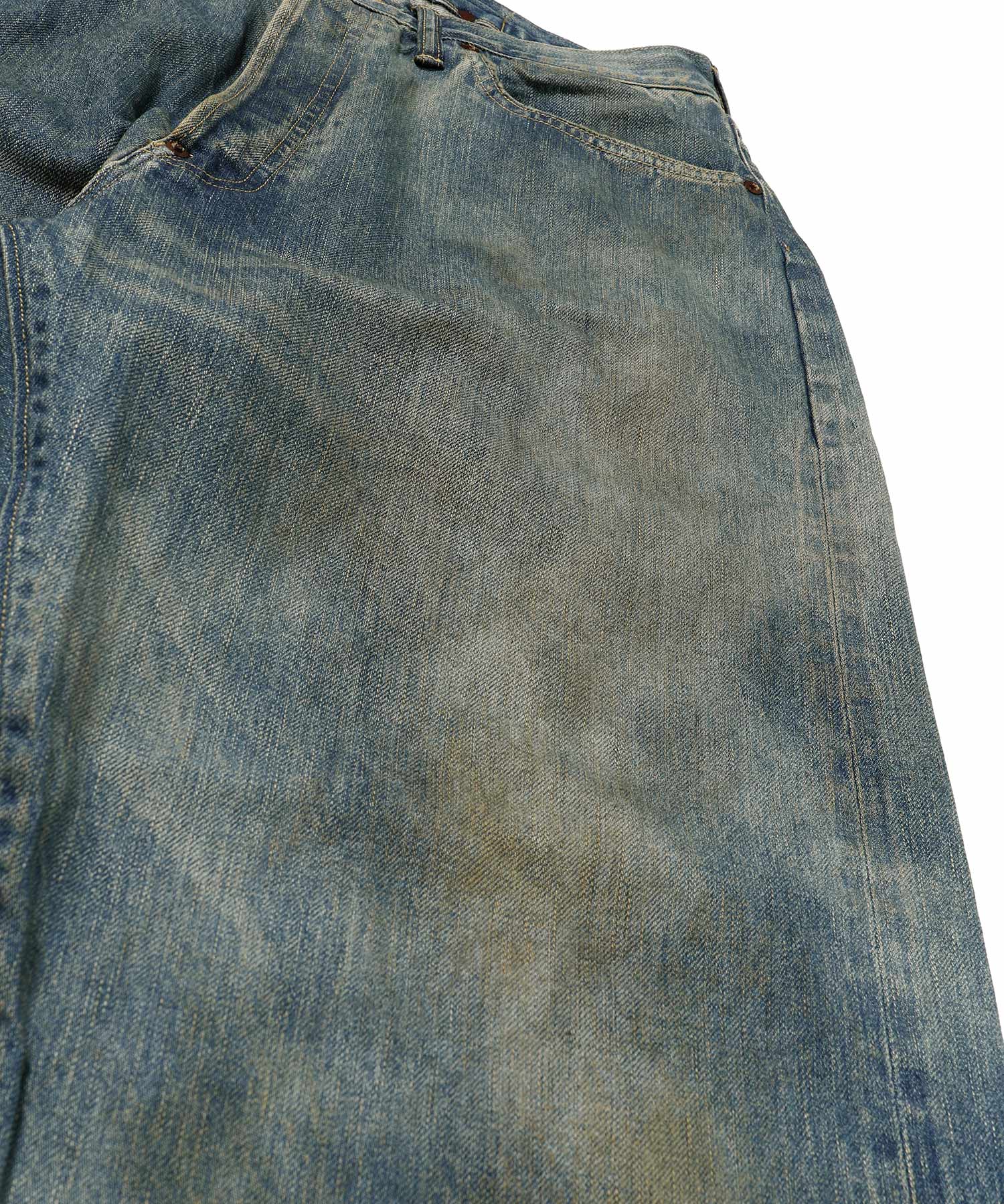 No.37 Washed Wide Denim Pants