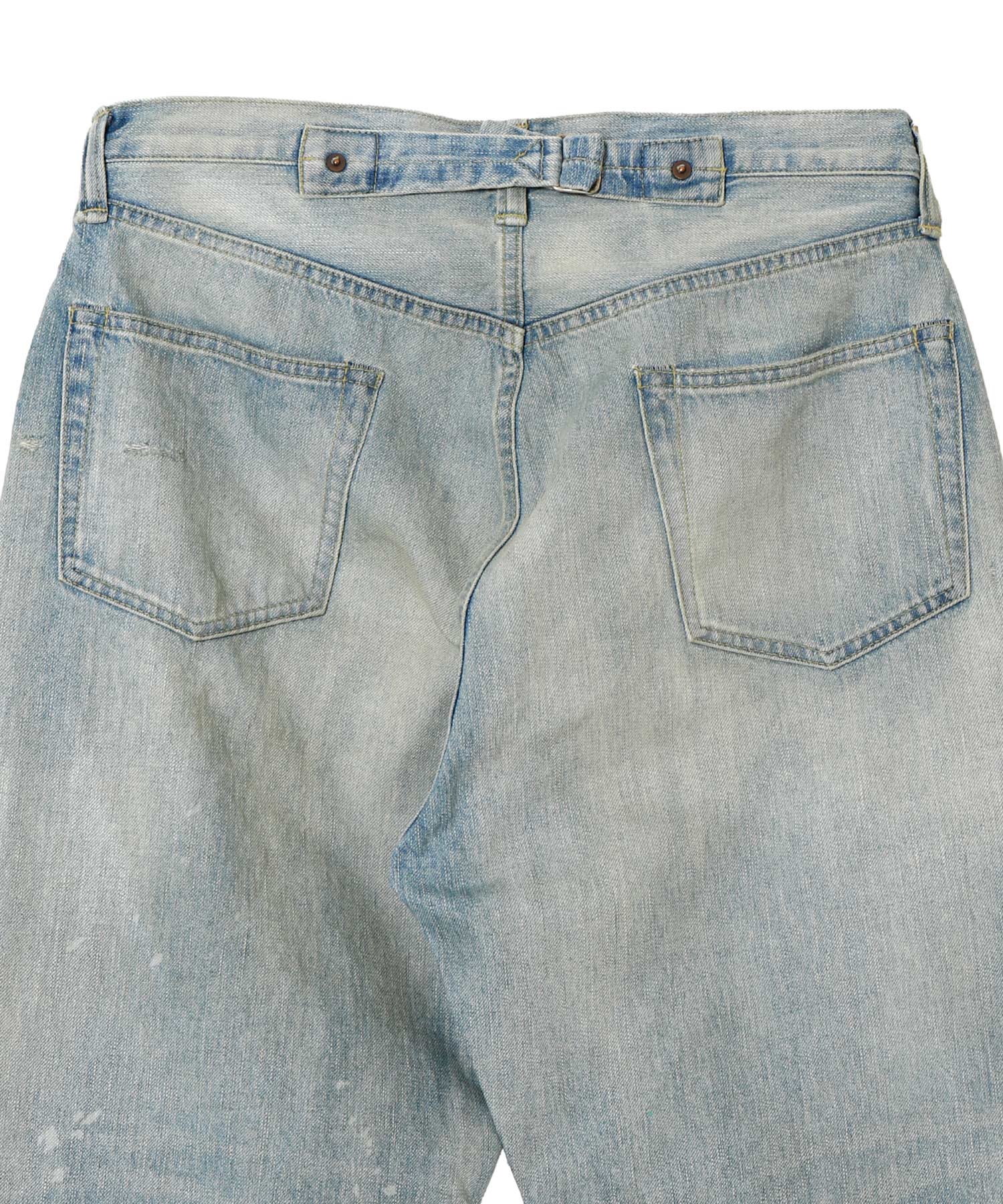 No.37 Washed Wide Denim Pants