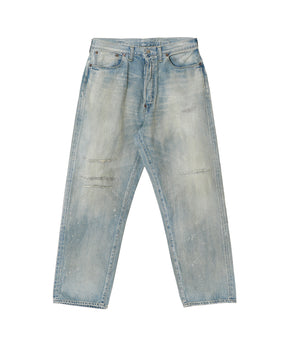 No.37 Washed Wide Denim Pants