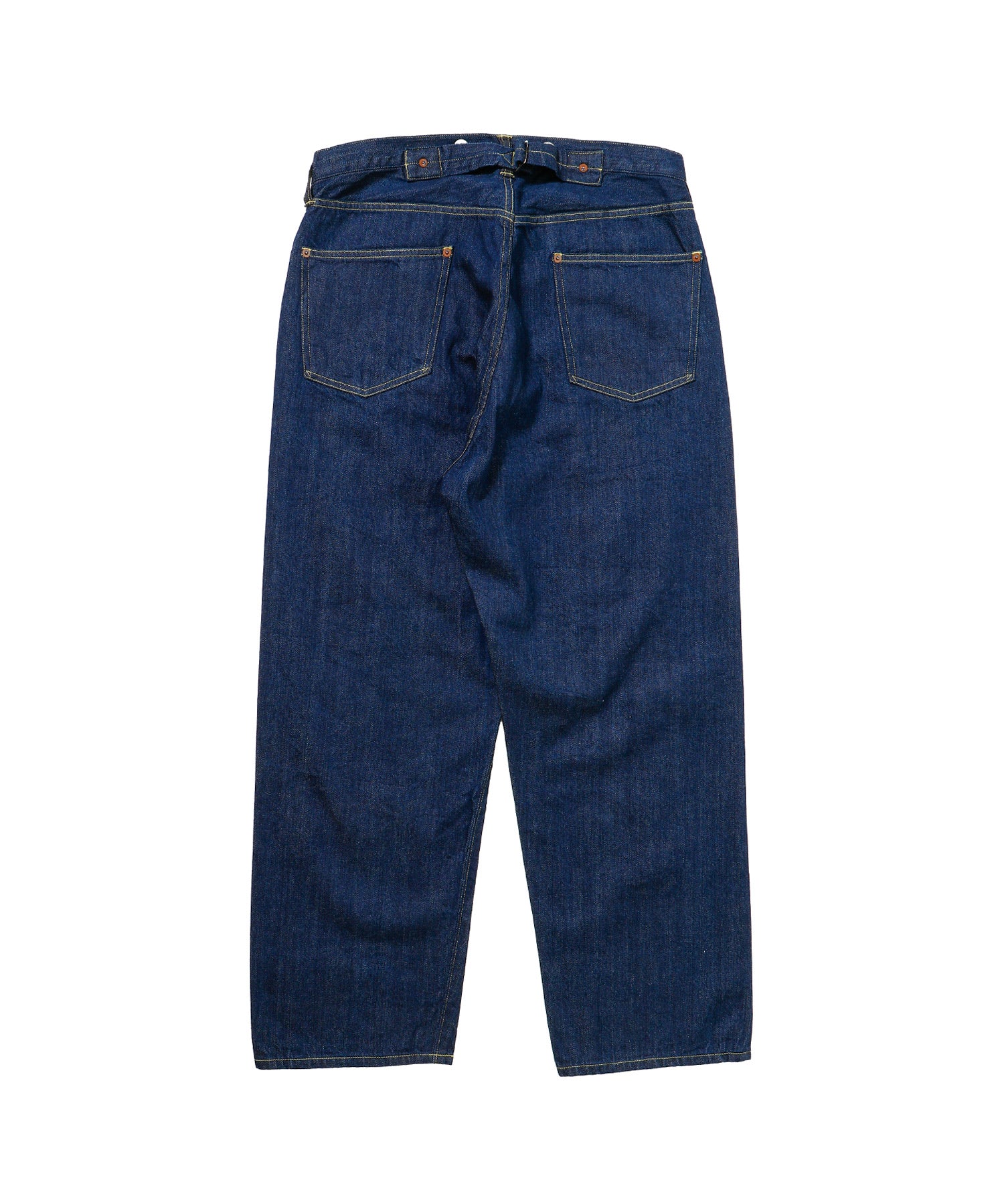 No.22 Washed Wide Denim Pants