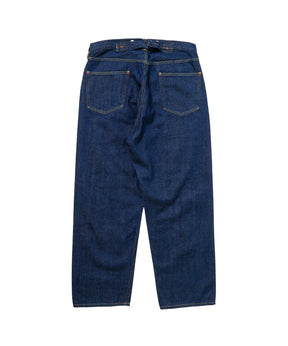 No.22 Washed Wide Denim Pants