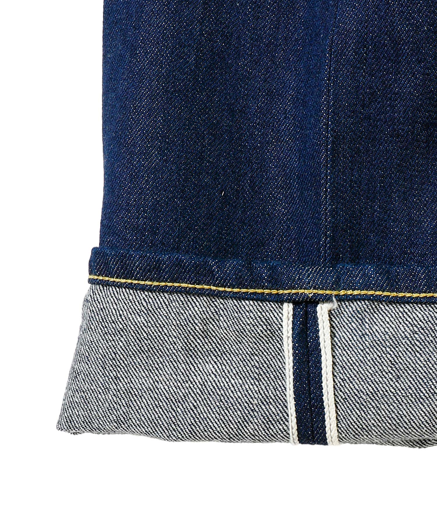 No.22 Washed Wide Denim Pants