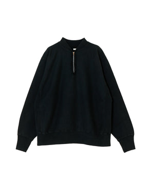 Vintage Half Zip Rib Collar Sweatshirt - A.PRESSE (アプレッセ