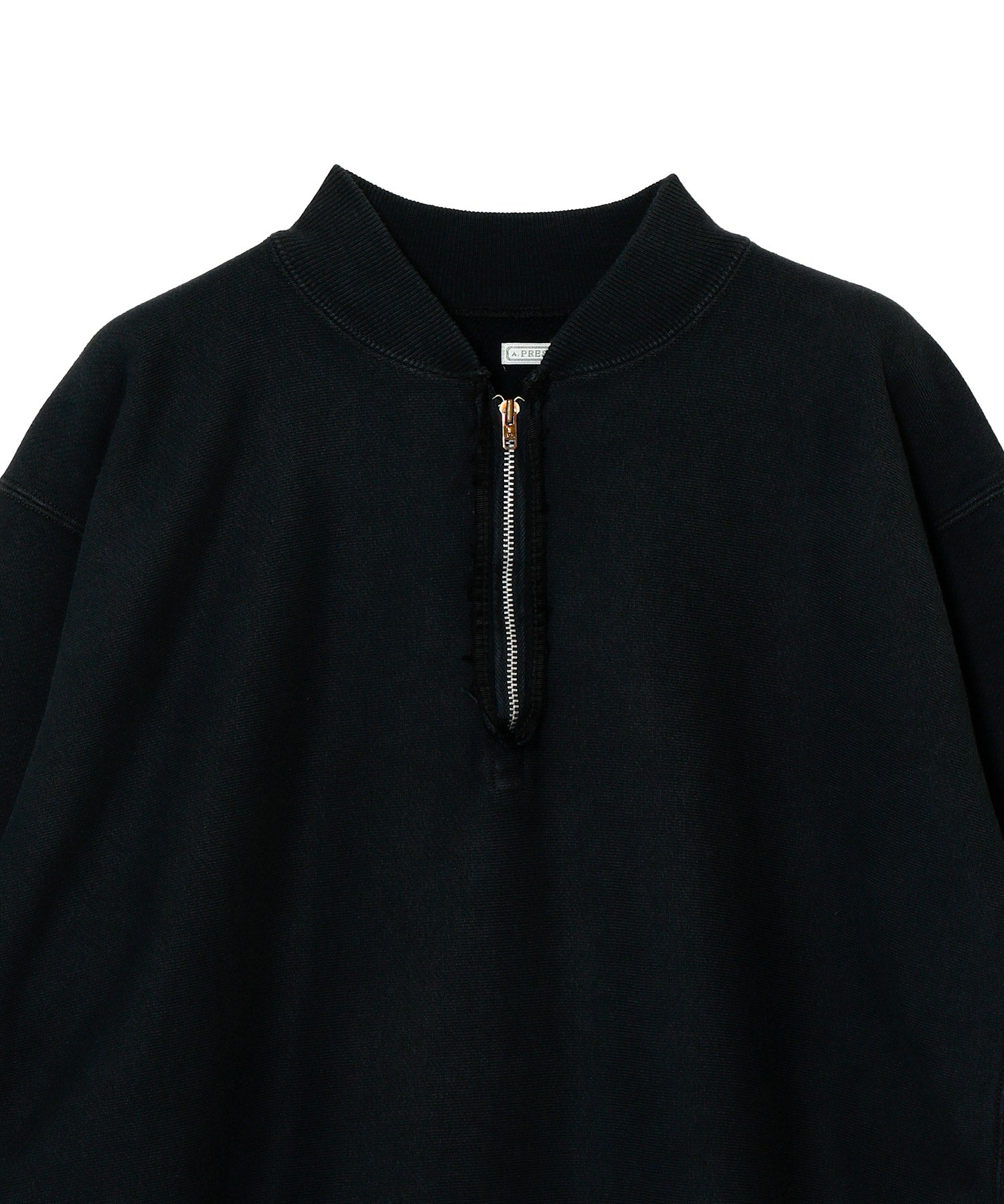 Vintage Half Zip Rib Collar Sweatshirt - A.PRESSE (アプレッセ