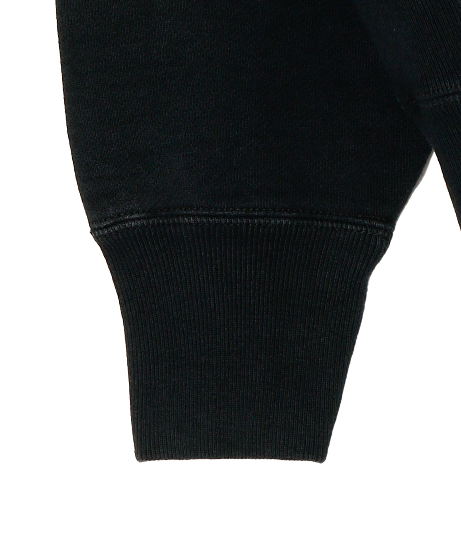 Vintage Half Zip Rib Collar Sweatshirt