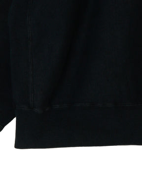 Vintage Half Zip Rib Collar Sweatshirt