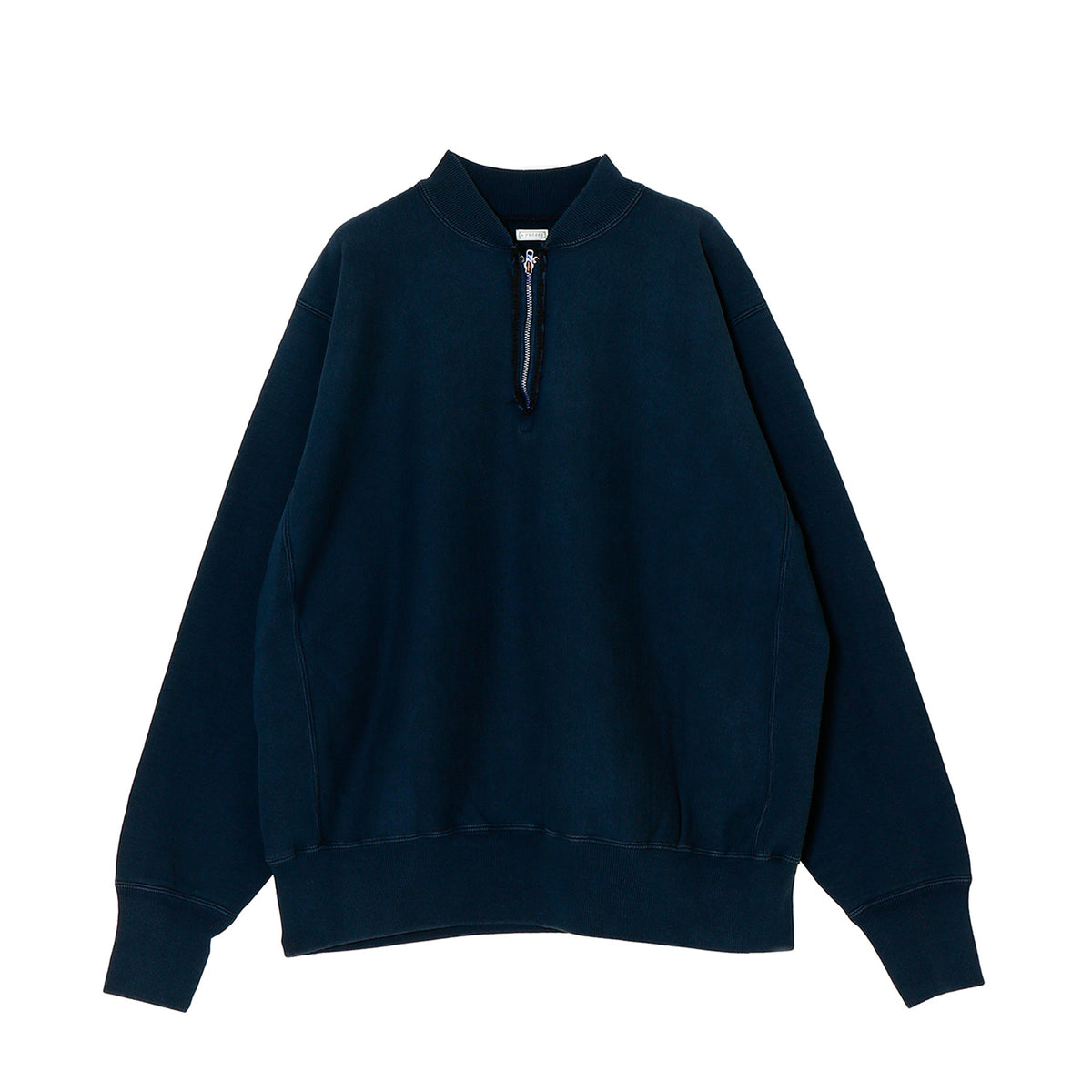 Vintage Half Zip Rib Collar Sweatshirt - A.PRESSE (アプレッセ
