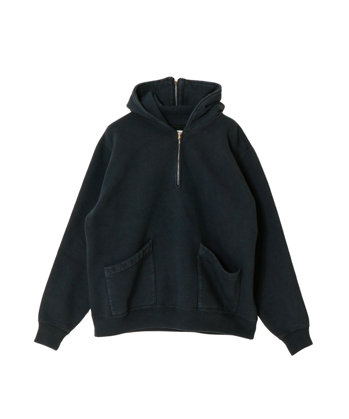 Vintage Sailor Hood Half Zip Sweatshirt