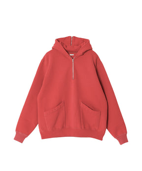 Vintage Sailor Hood Half Zip Sweatshirt