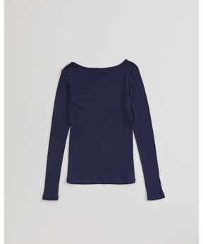 SHEER RIB LONG SLEEVE TEE