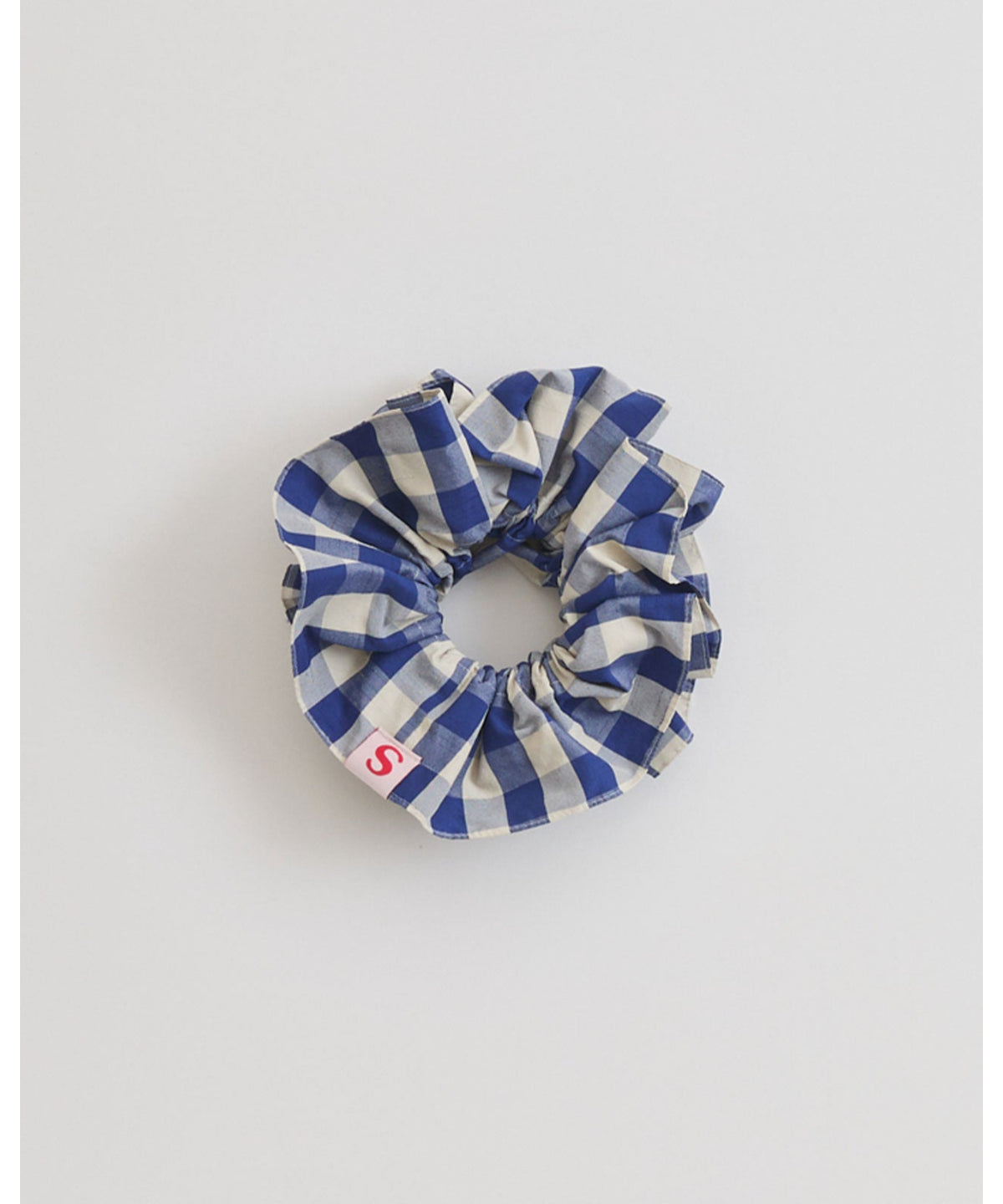 GINGHAM CHECK SCRUNCHIE