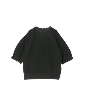 MESH LACE KNIT CARDIGAN