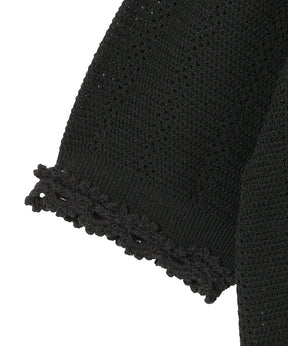 MESH LACE KNIT CARDIGAN