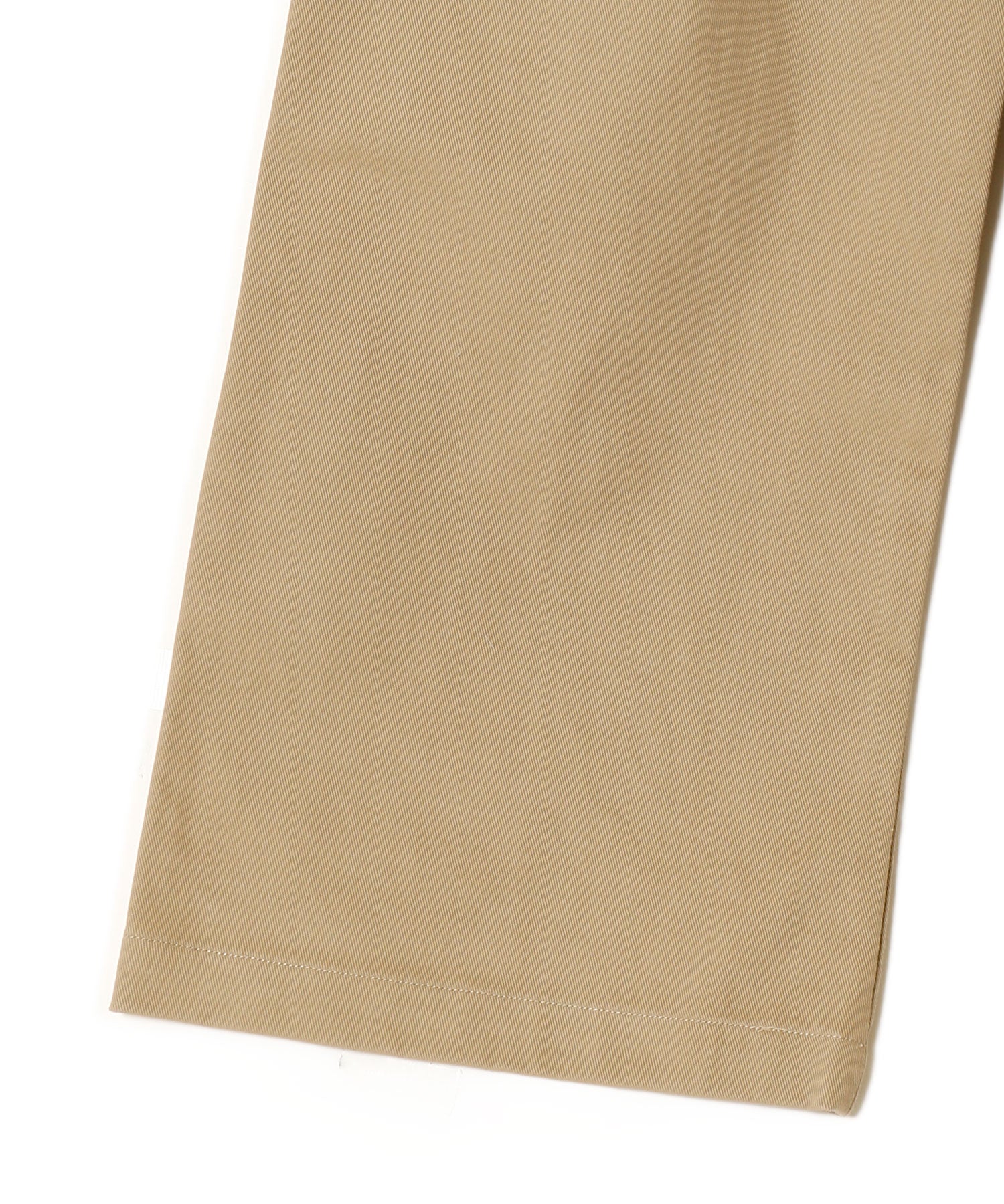 COTTON TWILL WIDE PANTS