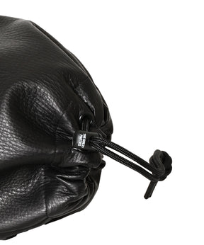 LEATHER DRAWSTRING BAG