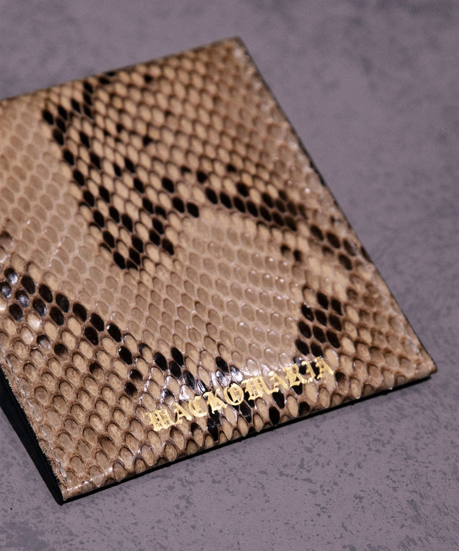 PYTHON LEATHER PORTABLE ASHTRAY - WACKO MARIA (ワコマリア) - goods
