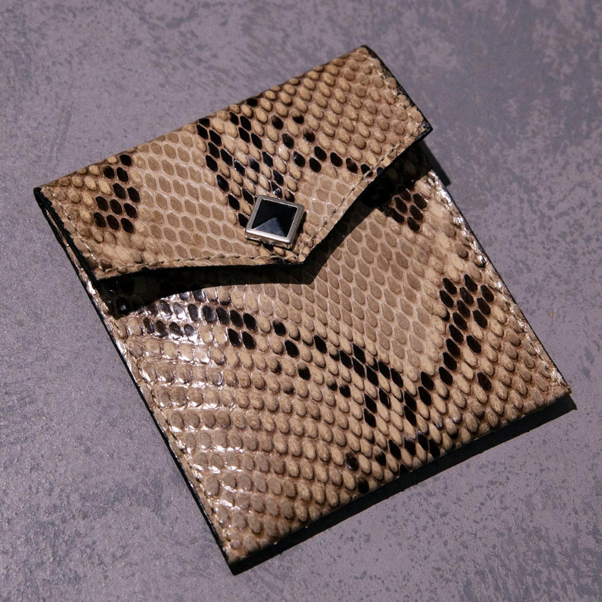 PYTHON LEATHER PORTABLE ASHTRAY - WACKO MARIA (ワコマリア) - goods