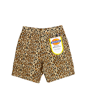 DICKIES / LEOPARD PLEATED SHORT TROUSERS