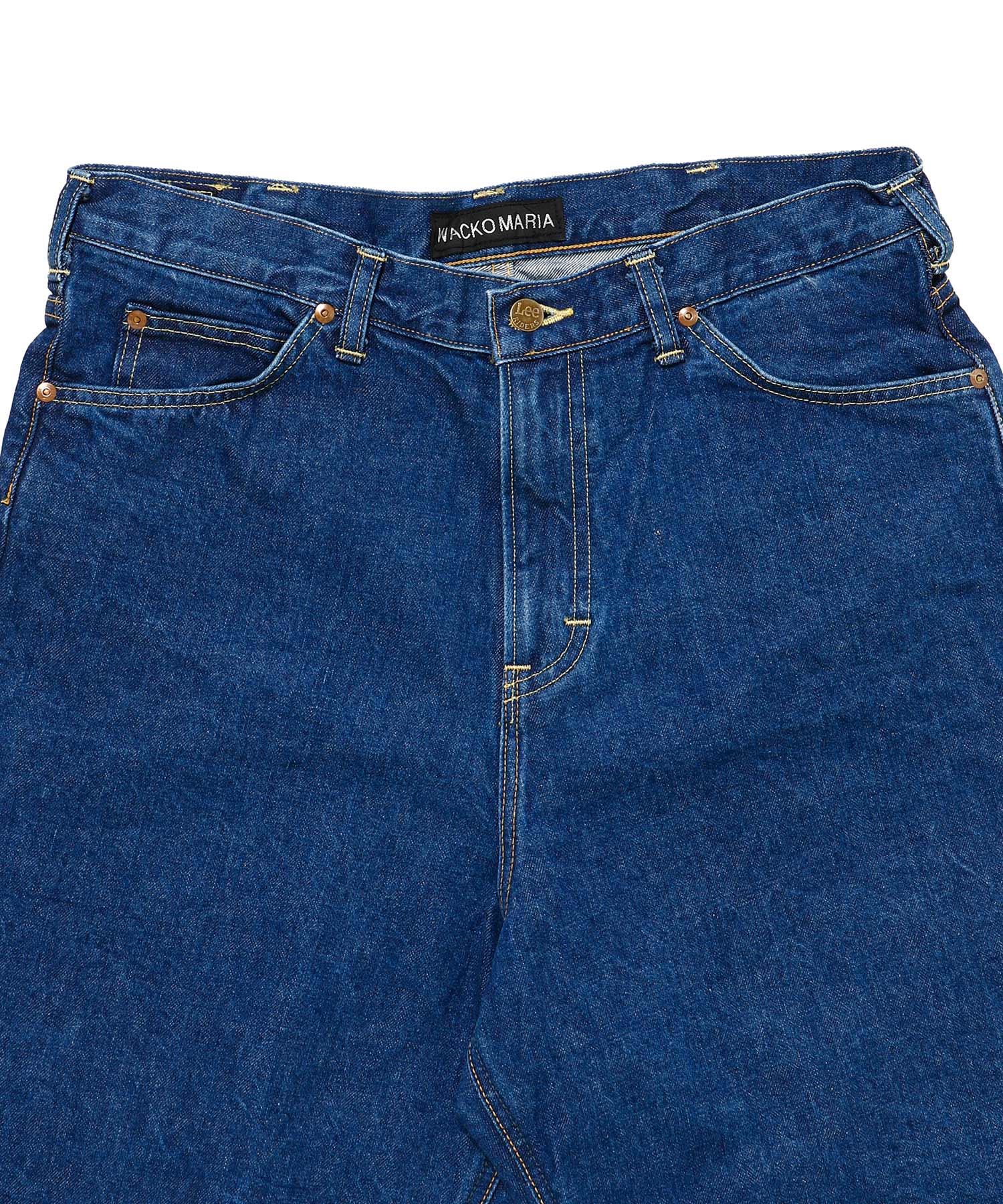 LEE / WASHED DENIM SHORTS - WACKO MARIA (ワコマリア) - bottom