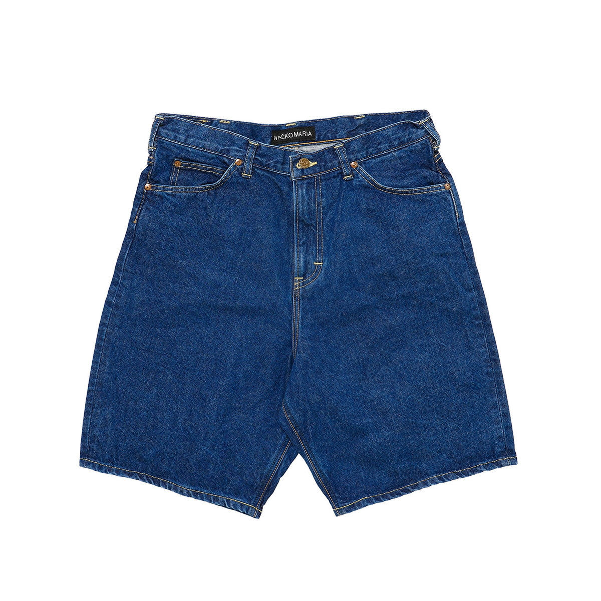 LEE / WASHED DENIM SHORTS - WACKO MARIA (ワコマリア) - bottom 
