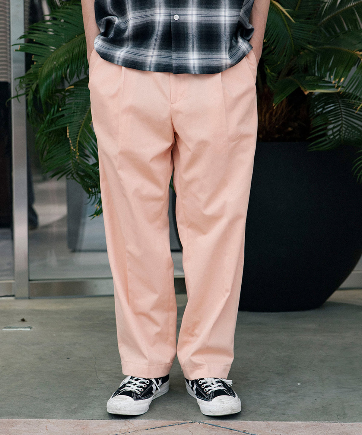 SOLBIATI / DOUBLE PLEATED TROUSERS