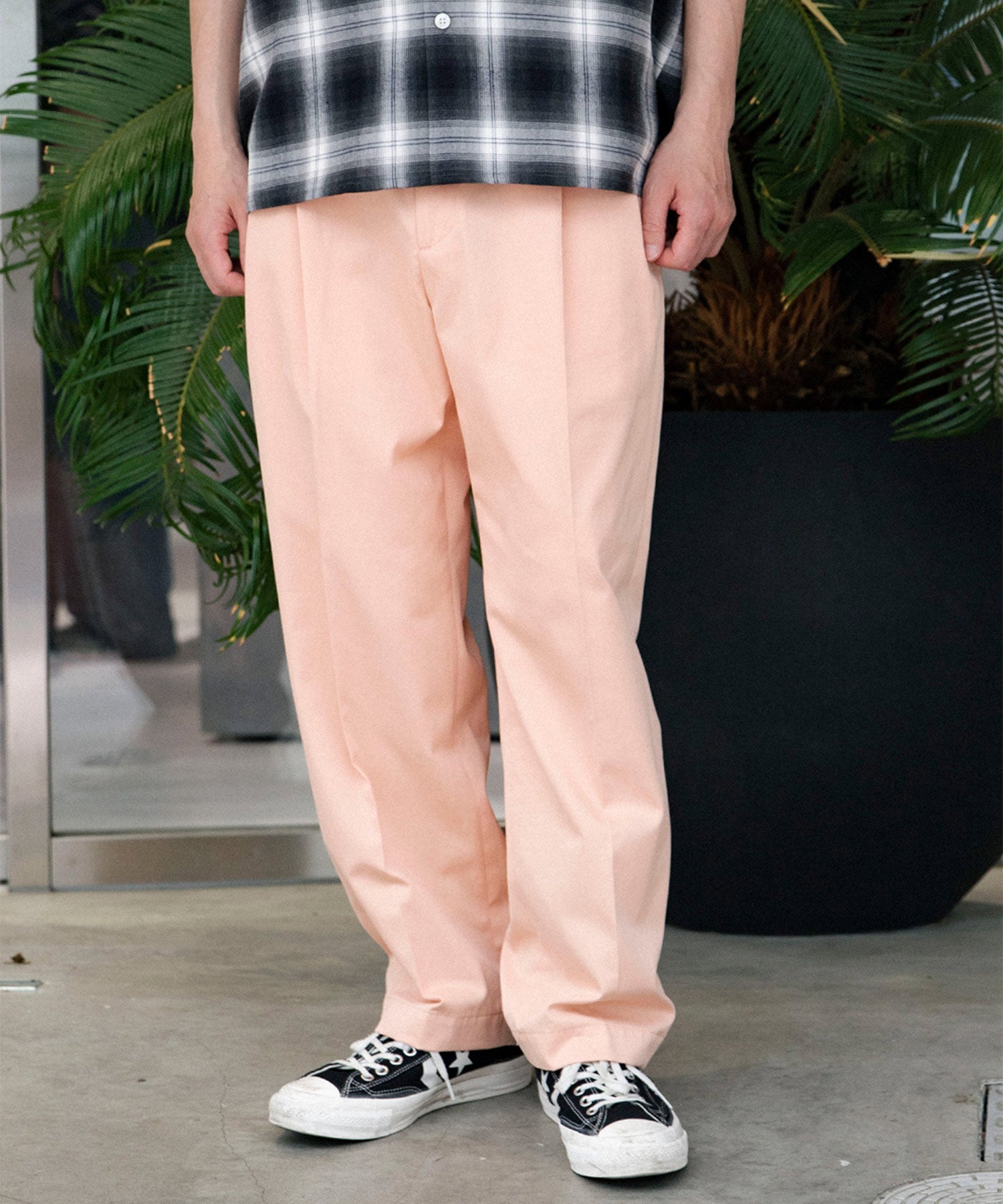 SOLBIATI / DOUBLE PLEATED TROUSERS