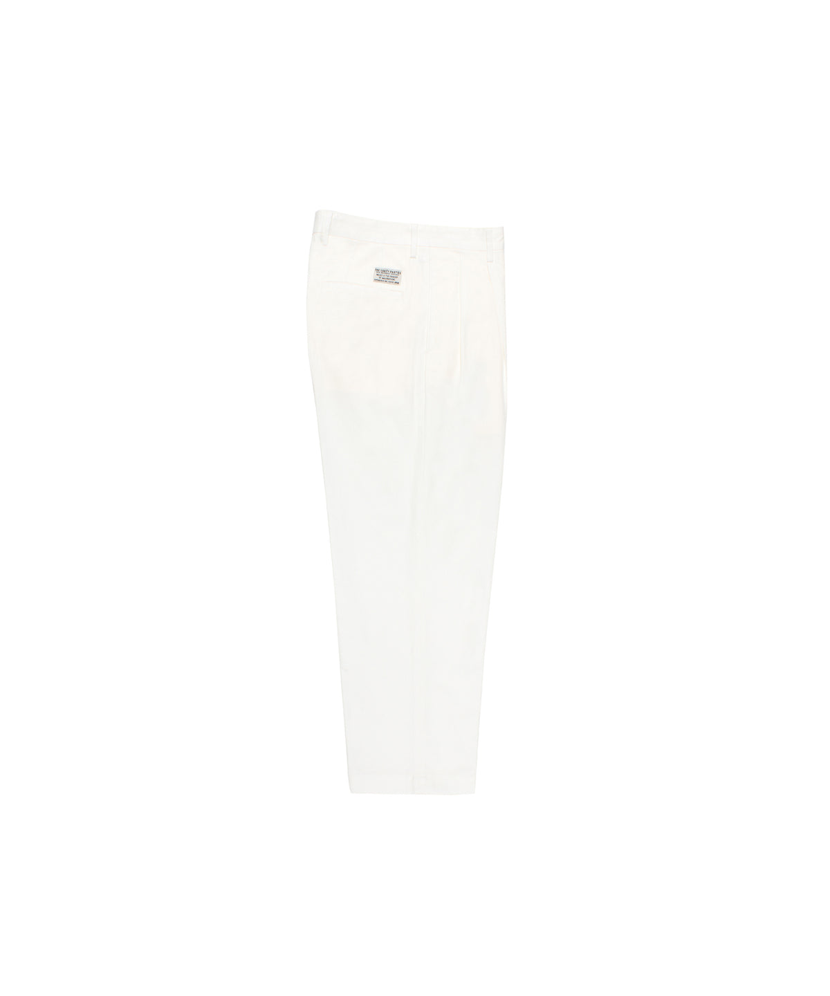 DOUBLE PLEATED CHINO TROUSERS