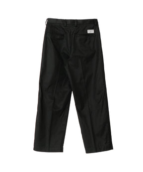 DOUBLE PLEATED CHINO TROUSERS