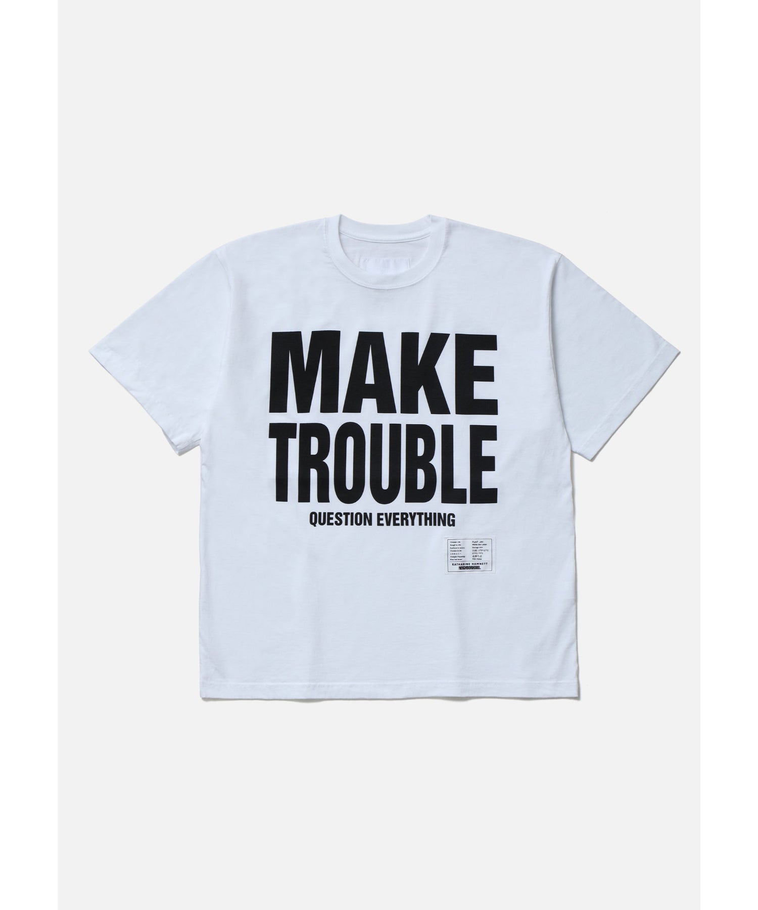 NH X KATHARINE HAMNETT . CREWNECK SS-2