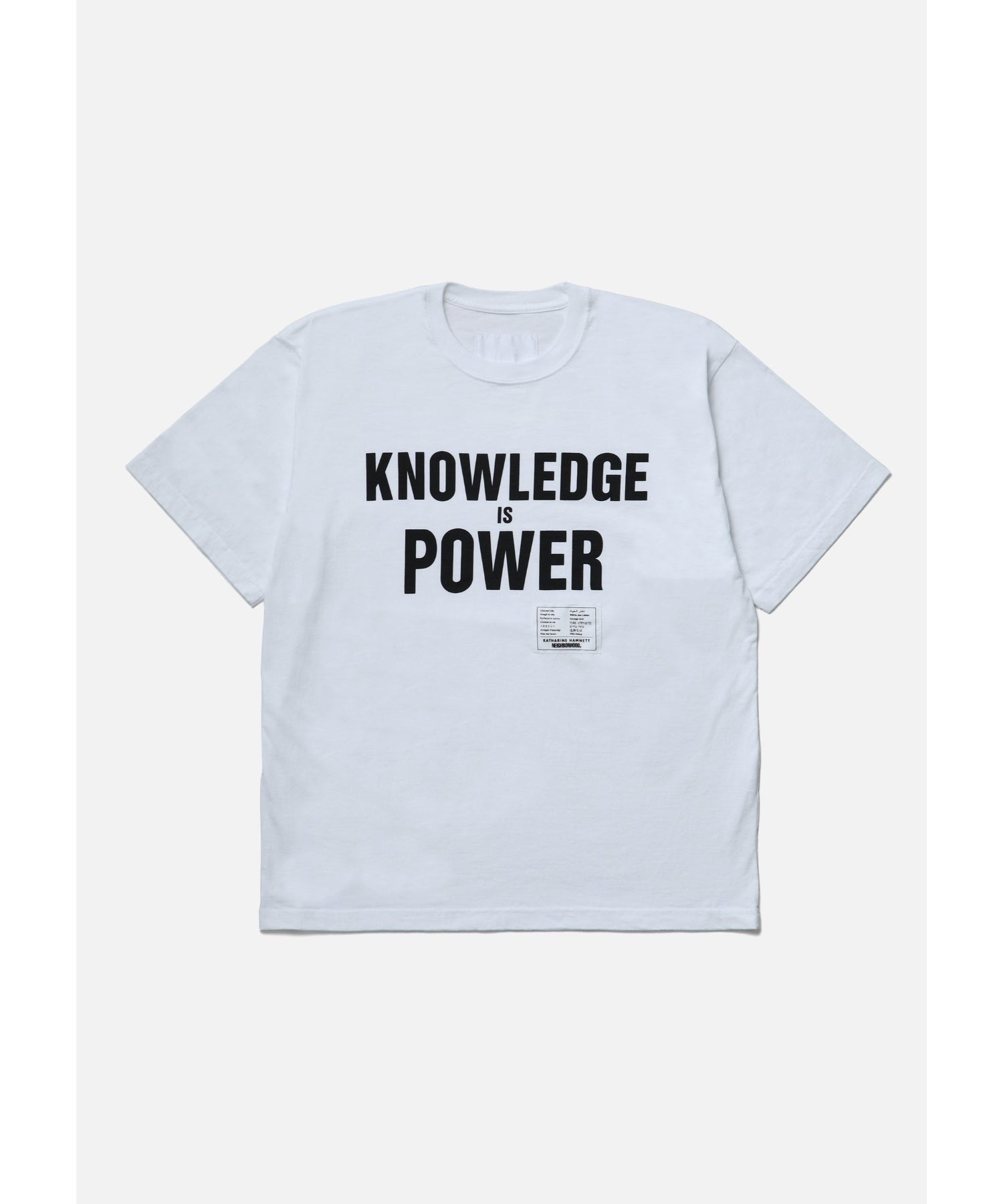 NH X KATHARINE HAMNETT . CREWNECK SS-4 - NEIGHBORHOOD