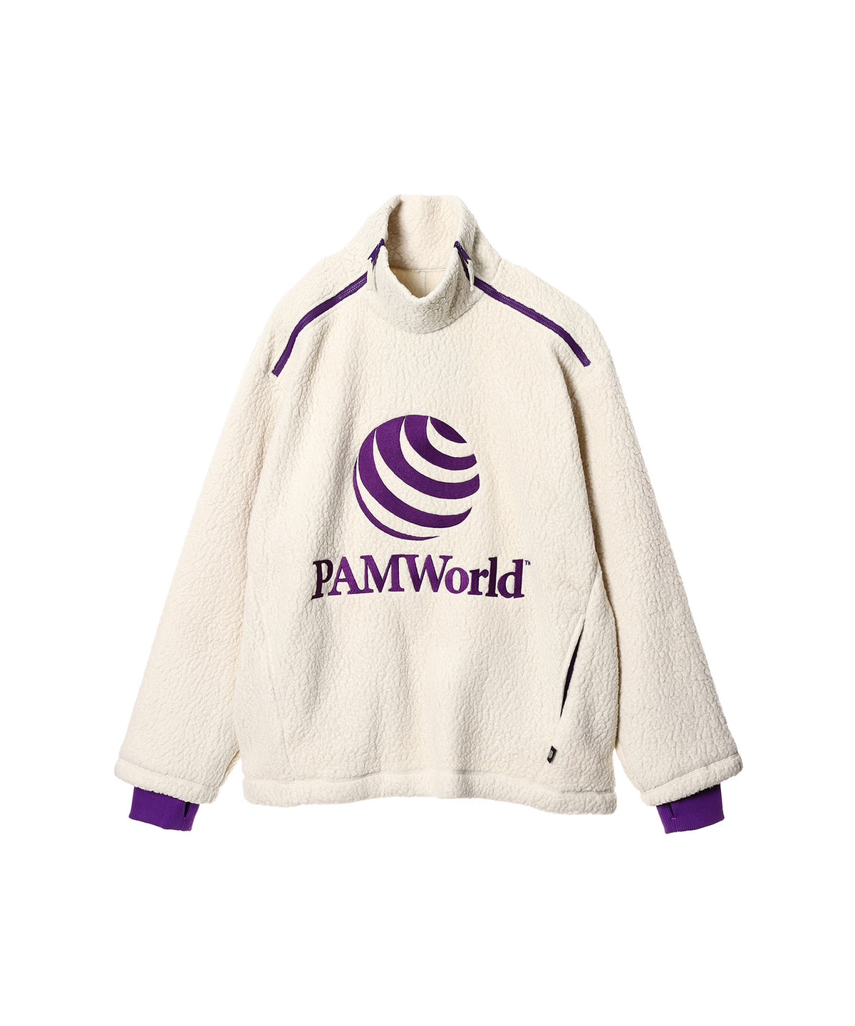 P. World Recycled Sherpa Oversized Pullover