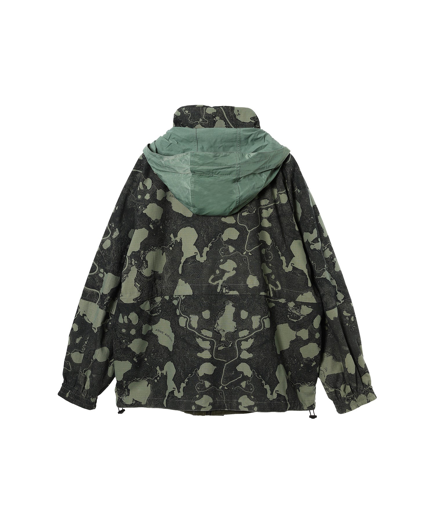 Reversible GEO Mapping Parka Jacket - P.A.M. / Perks And Mini 