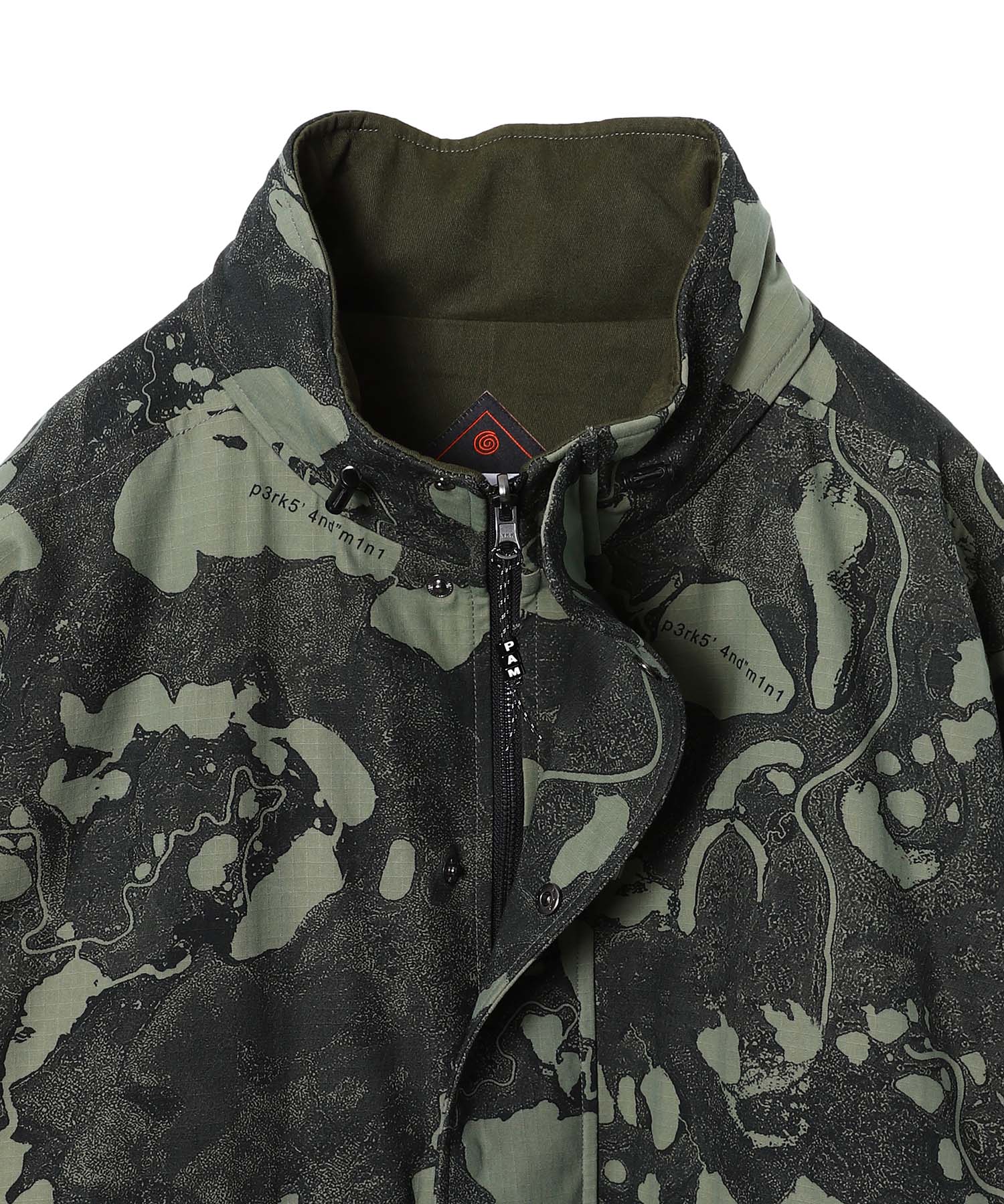 Reversible GEO Mapping Parka Jacket