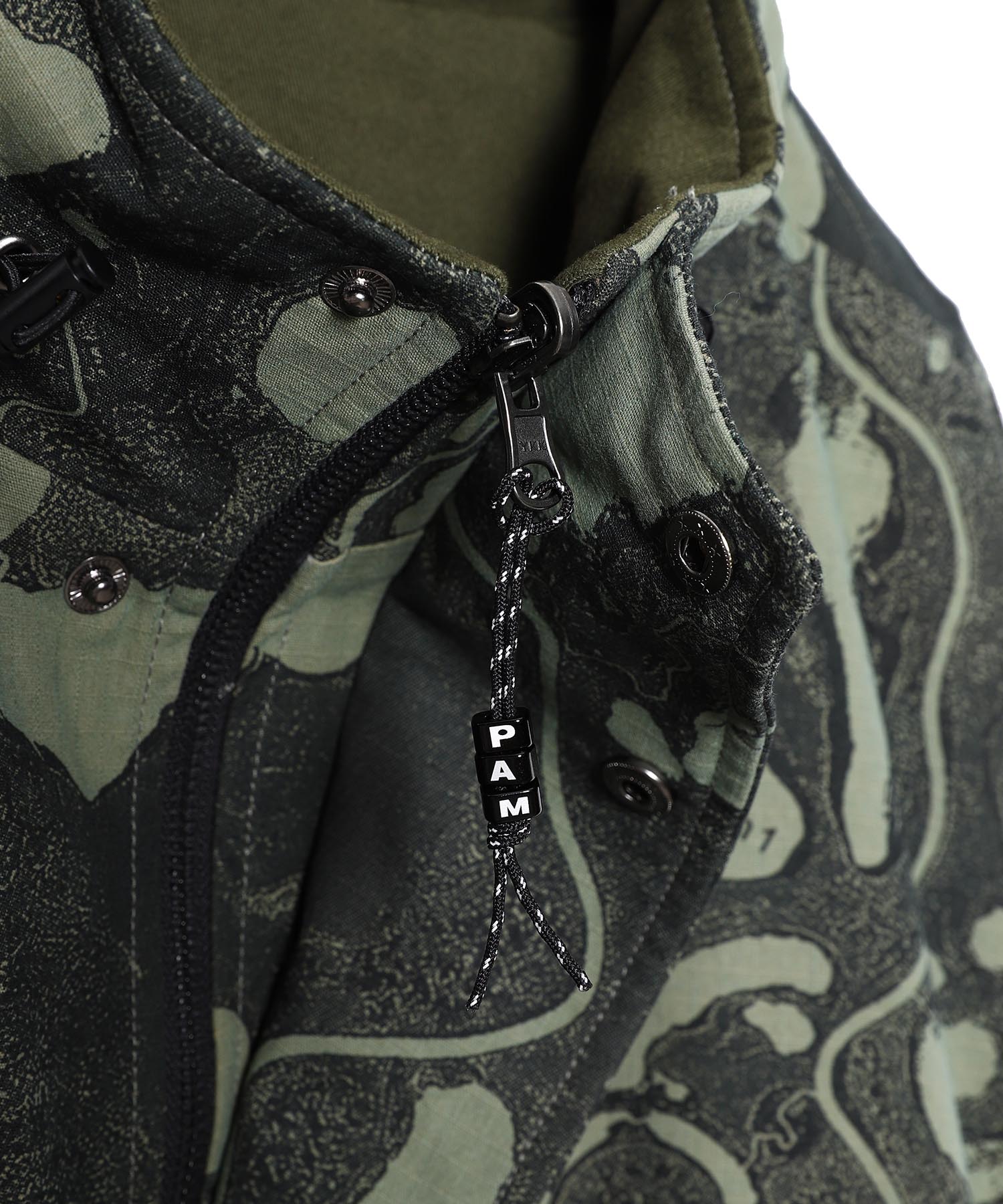 Reversible GEO Mapping Parka Jacket