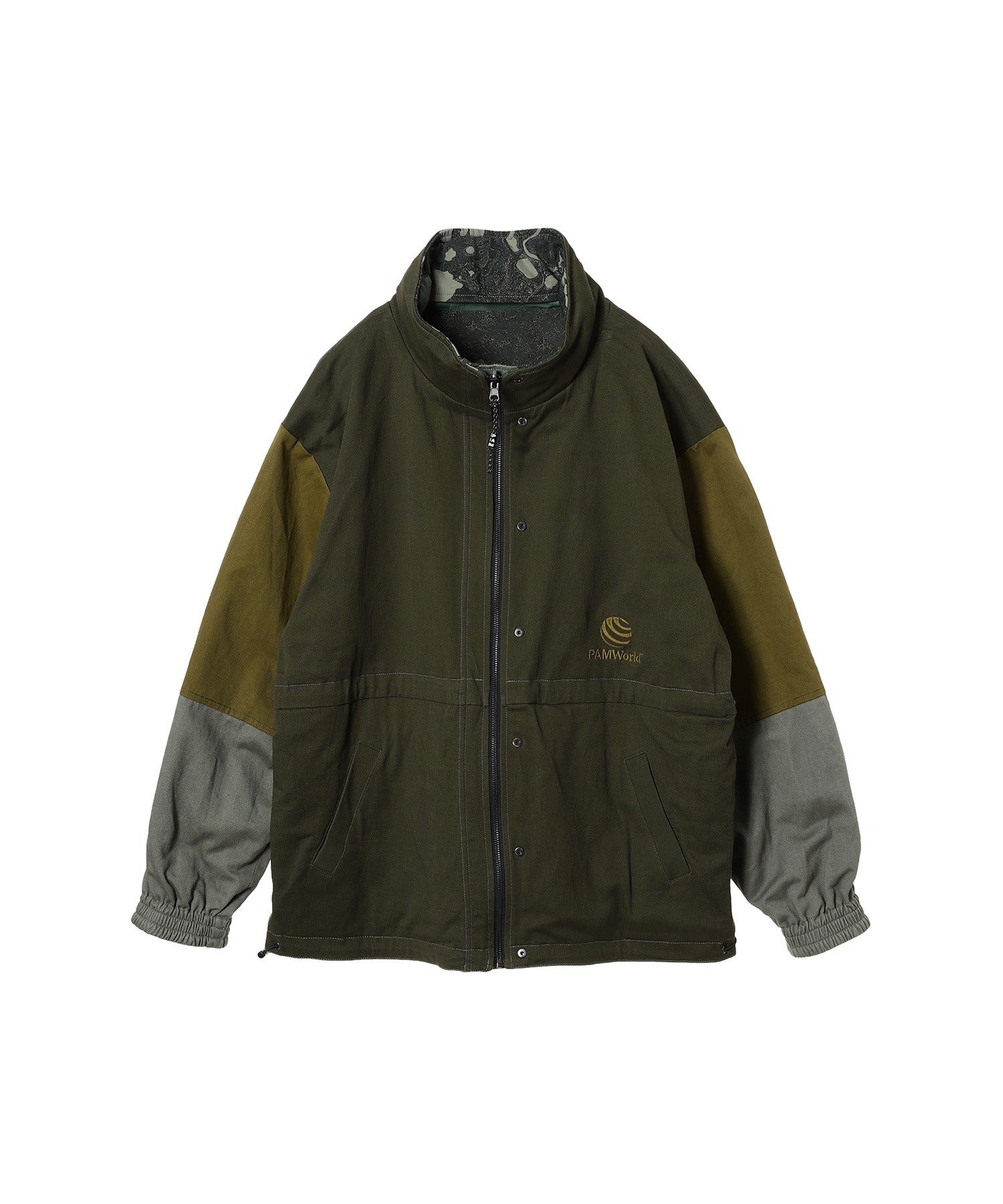 Reversible GEO Mapping Parka Jacket - P.A.M. / Perks And Mini 