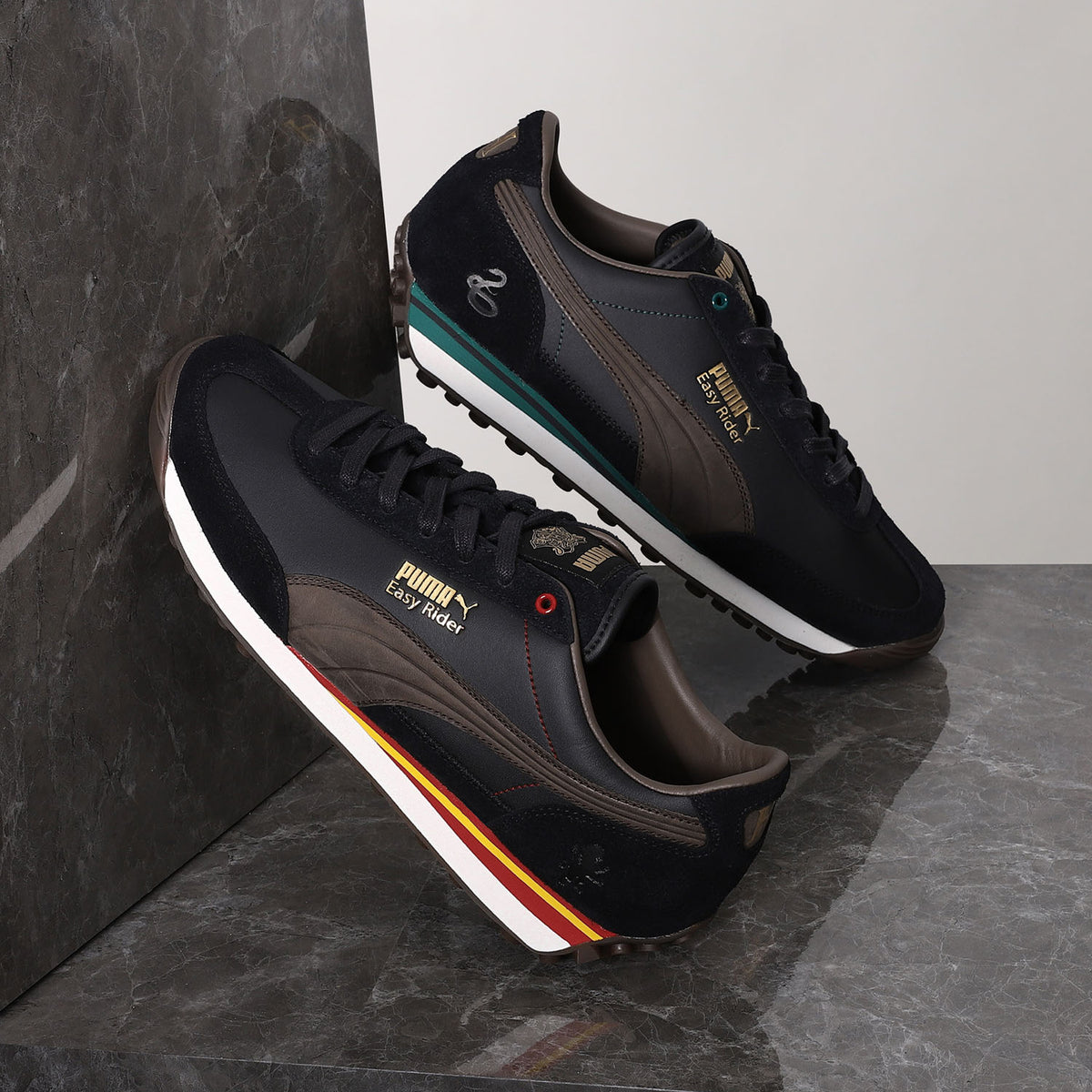 PUMA プーマ ACミラン イブラヒモヴィッチ 現役ラストイヤー PUMA EASY RIDER HARRY POTTER PUMA BLACK-CHOCOLATE（プーマ